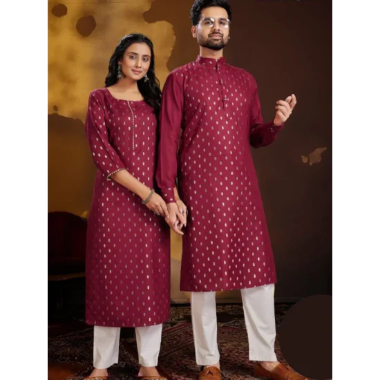 Cotton Couple Dream Foil Print Women Top with Bottom Set Cotton Couple Dream Foil Print Women Top with Bottom Set