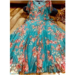 Beautiful Fancy Floral Long Maxi Dress