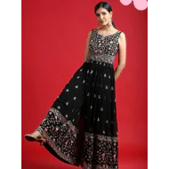Latest Designer Black Jumpsuit Party Wear