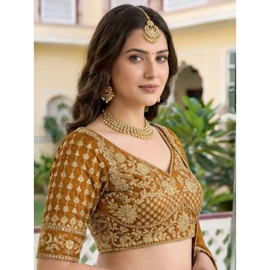 Designer Rangoli Silk Heavy Embroidery Designer Lehenga Choli Readymade