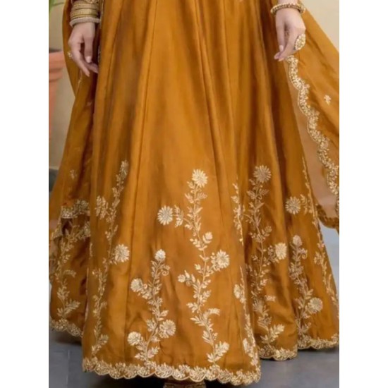 Designer Rangoli Silk Heavy Embroidery Designer Lehenga Choli Readymade