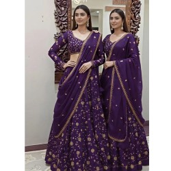 Designer Silk Heavy Embroidery Lehenga Choli Lehenga Choli Readymade