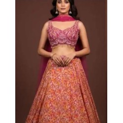 Fancy Designer Embroidered Lehenga Choli Readymade