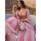 Georgette Floral Heavy Embroidery Sequins Umbrella Lehenga Choli Readymade