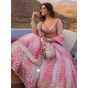 Georgette Floral Heavy Embroidery Sequins Umbrella Lehenga Choli Readymade