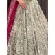 Latest Sequins Embroidery Georgette Beautiful Wedding Lehenga Choli Readymade