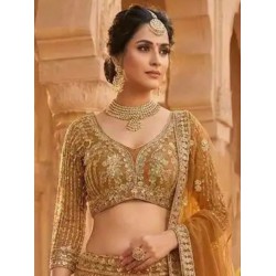 Luxury Soft Net Lehenga with Sequins Embroidery Readymade Lehenga Choli