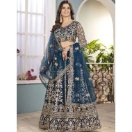 Latest Stylish Sequin Embroidered Butterfly Net Lehenga Choli Readymade