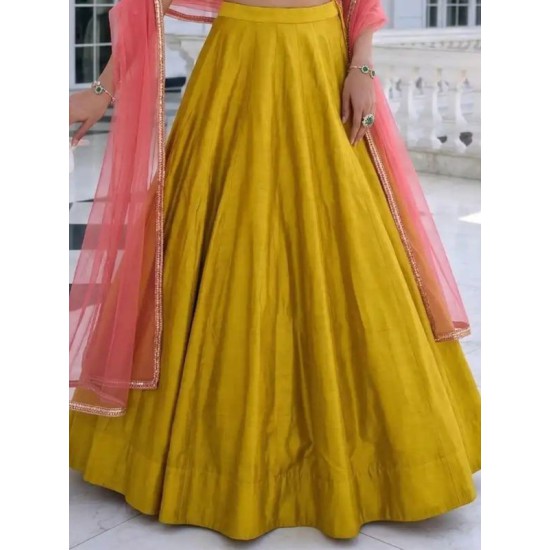 Silk Lehenga Choli Set Traditional Wedding Outfit Readymade
