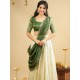 Traditional Festive Vichitra Silk Blouse with Embroidery Half Saree Readymade