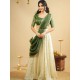 Traditional Festive Vichitra Silk Blouse with Embroidery Half Saree Readymade