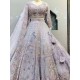 Beautiful Heavy Embroidery Net Wedding Lehenga Choli Readymade