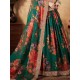 Beautiful Yellow Green Floral Embroidery Lehenga Choli Readymade