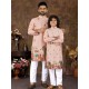 Designer Digital Print Rayon Men's Kurta with Pajama Set