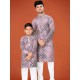 Heavy Embroidery Sequence Rayon Men's Kurta with Pajama Set
