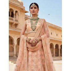 Luxury Velvet Designer Bridal Embroidery Lehenga Choli Readymade