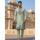 Soft Silk Embroidery Men's Kurta with Pant Set