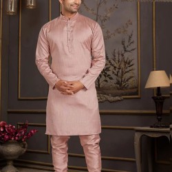 Traditional Wedding  Men's Kurta With Pajama Set