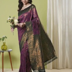 Art Silk Saree Designer Ready to Wear One Minute Saree