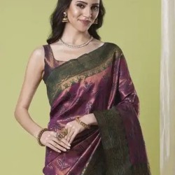 Art Silk Saree Designer Ready to Wear One Minute Saree