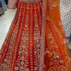 Georgette Heavy Sequins Embroidery Designer Wedding Lehenga Choli Readymade