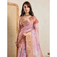 Soft Beautifully Digital Print Saree Ready to Wear One Minute Saree