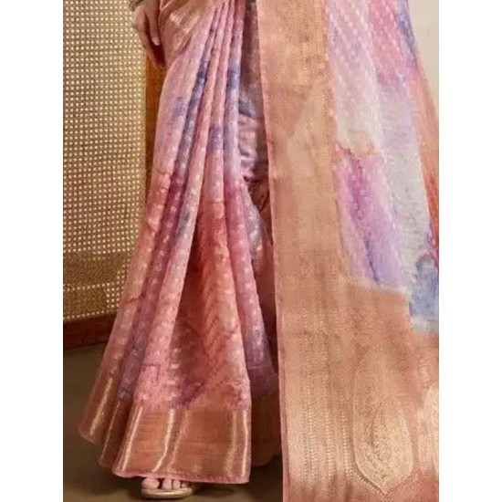 Soft Beautifully Digital Print Saree Ready to Wear One Minute Saree Soft Beautifully Digital Print Saree Ready to Wear One Minute Saree