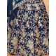Teal Blue Art Silk Heavy Embroidery Designer Lehenga Choli Readymade