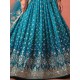 Blue Sequence Embroidered Lehenga Choli Readymade