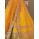 Georgette Floral Embroidery Sequins Umbrella Lehenga Choli Readymade