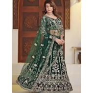 Bridal Net Heavy Embroidery Lehenga Choli Readymade