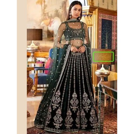 Heavy Fox Georgette Sequins Embroidery Lehenga Choli Readymade