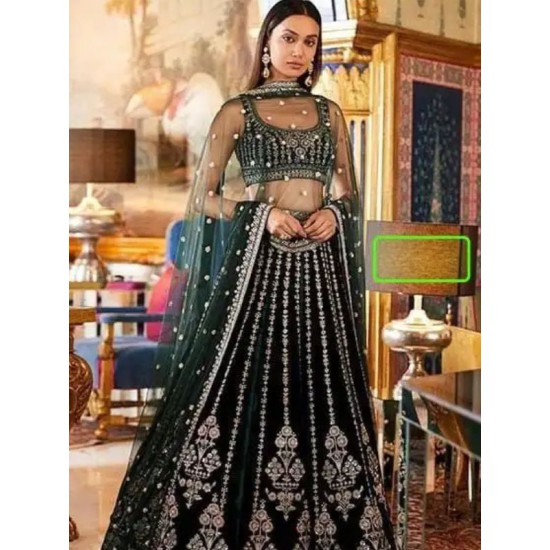 Heavy Fox Georgette Sequins Embroidery Lehenga Choli Readymade