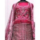 Hot Pink Designer Heavy Embroidery Lehenga Choli Readymade