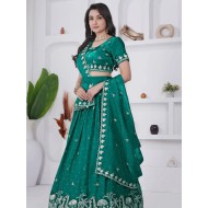 Designer Space Silk Heavy Embroidered Lehenga Choli Readymade
