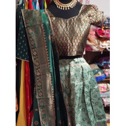 Softy Silk Half Saree Lehenga Choli Party Wear