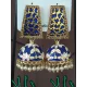 Traditional HandCraft Stone Work Jhumka Meena Kari Earring Traditional HandCraft Stone Work Jhumka Meena Kari Earring