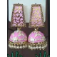Traditional HandCraft Stone Work Jhumka Meena Kari Earring Traditional HandCraft Stone Work Jhumka Meena Kari Earring