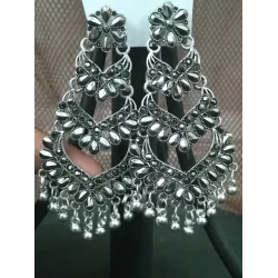 Dangle Triple Layer Traditional Earrings