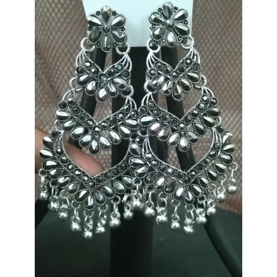Dangle Triple Layer Traditional Earrings