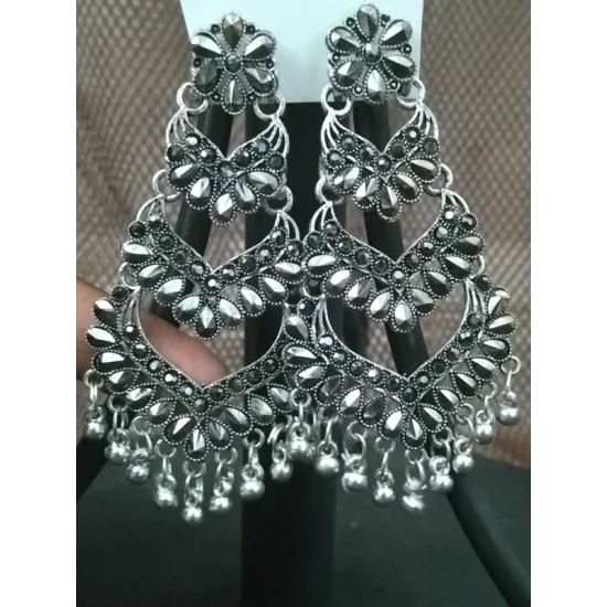 Dangle Triple Layer Traditional Earrings