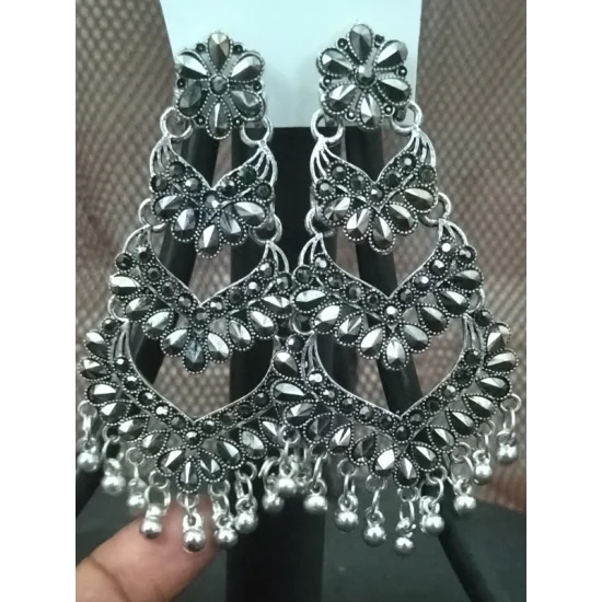 Dangle Triple Layer Traditional Earrings