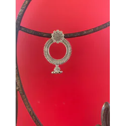 Latest Silver Color Circle Earrings