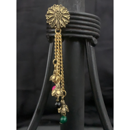 Chand Bali with Pearl Hangings Gold Plated Handmade Traditional Earring