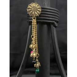 Chand Bali with Pearl Hangings Gold Plated Handmade Traditional Earring