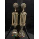 Traditional Gold chain tassel designer Jhumka Earrings Traditional Gold chain tassel designer Jhumka Earrings