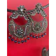 Traditional Kundan Dangle Black Stud Earrings for women Traditional Kundan Dangle Black Stud Earrings for women