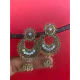 Gold plated Flower design Jhumka Earring Gold plated Flower design Jhumka Earring