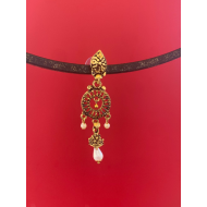 Pearl Hangings Gold Plated Handmade Traditional Earring