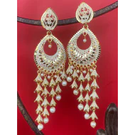 Fashion Frill Stylish 5 Layer Long Antique Traditional Earring